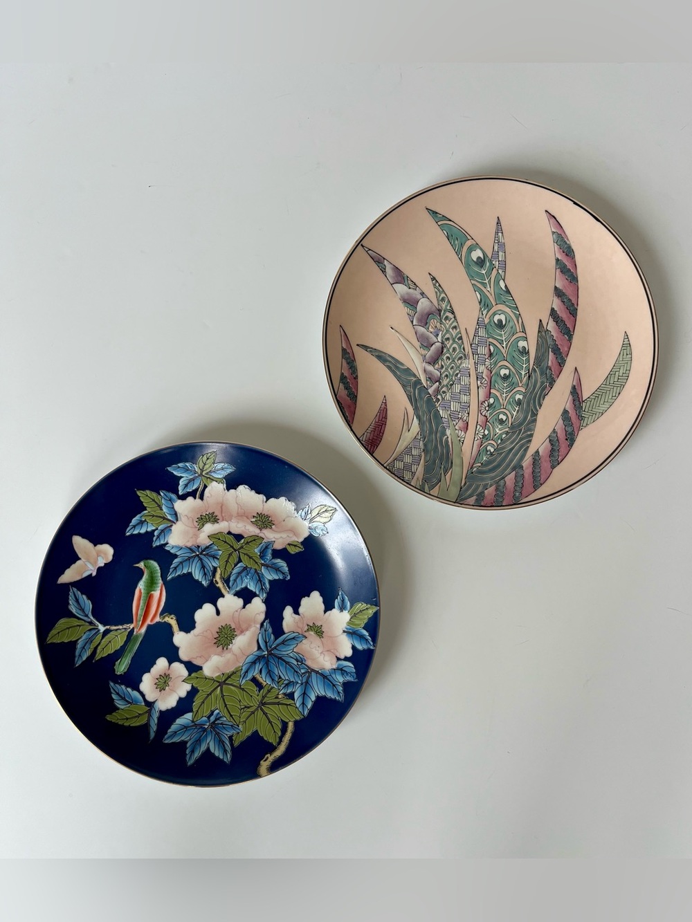 2 Vintage Gallery Wall Decorative Plates